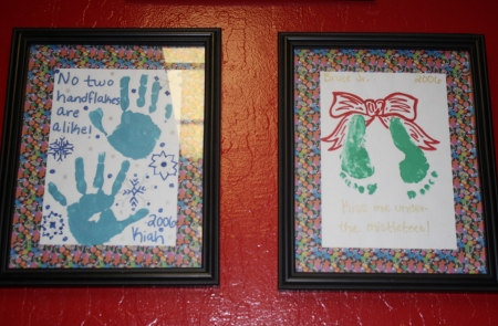 Agape Love Designs: Christmas Handprint Art for Children