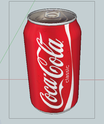 Tutorial Sketchup Brasil latinha coca-cola 3d
