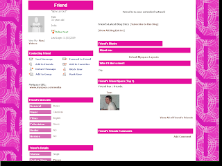 Myspace Default Layouts