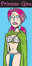 Princesa Gina La leyenda de Bill