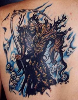 Tattoos - Evil Grim Reaper tattoos - reaper. click to view large image Tattoos - Evil Grim Reaper tattoos - reaper. click to view large image