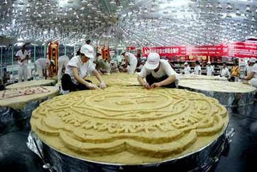 Giant chinese moon cake