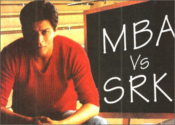 SRK GOES TO B-SCHOOL!