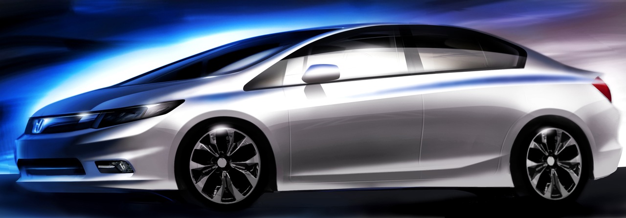 2012 Honda Civic Concept The next generation Honda Civics Concept has made