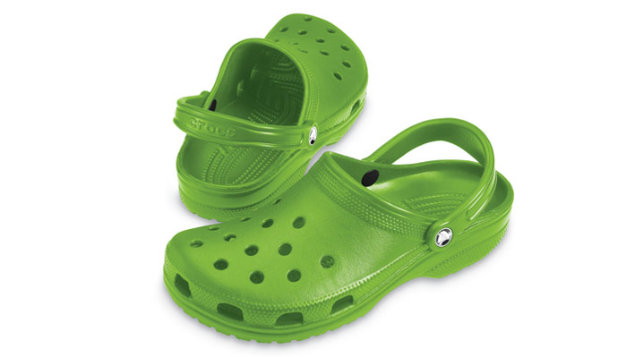 bright colored crocs