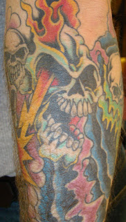 Tattoo Designs With Image Design Skull Tattoo And Flame Tattoo Picture 4
