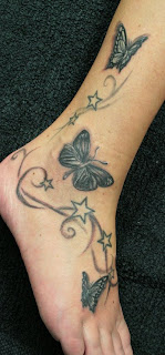 Nice Foot Tattoo Ideas With Butterfly Tattoo Designs With Image Foot Butterfly Tattoos For Female Tattoo Gallery 6