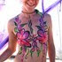 Beautiful Female Bodies And Female Body In Photography With Body Painting Flower Theme Picture 9