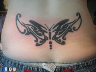 Nice Butterfly Tattoo With Image Butterfly Tattoo Designs For Female Lower Back Butterfly Tattoos Picture 9