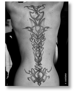 Feminine Tattoos With Image Feminine Full Backpiece Tattoo Designs Picture 4