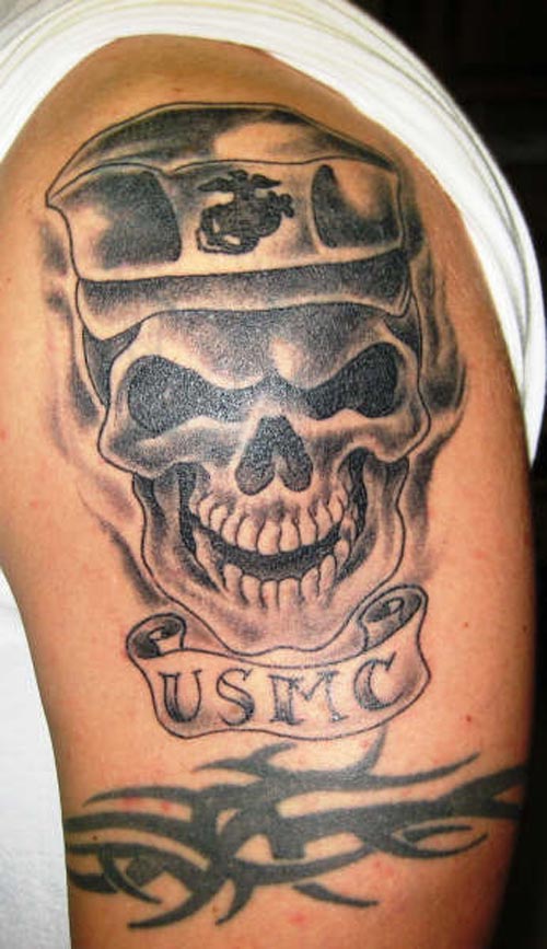 la ink skull tattoos