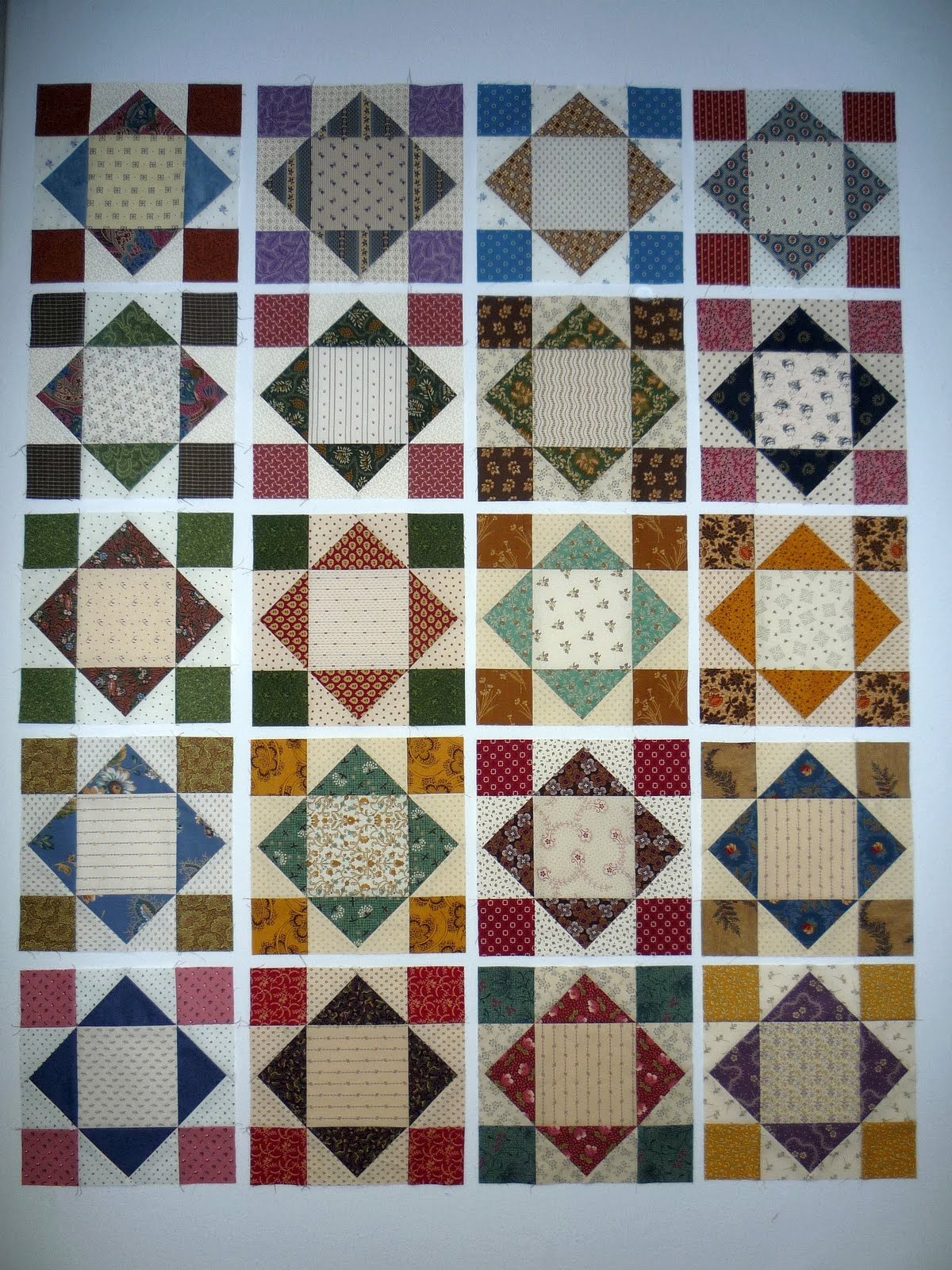 north winds quilting King's Crown Blocks