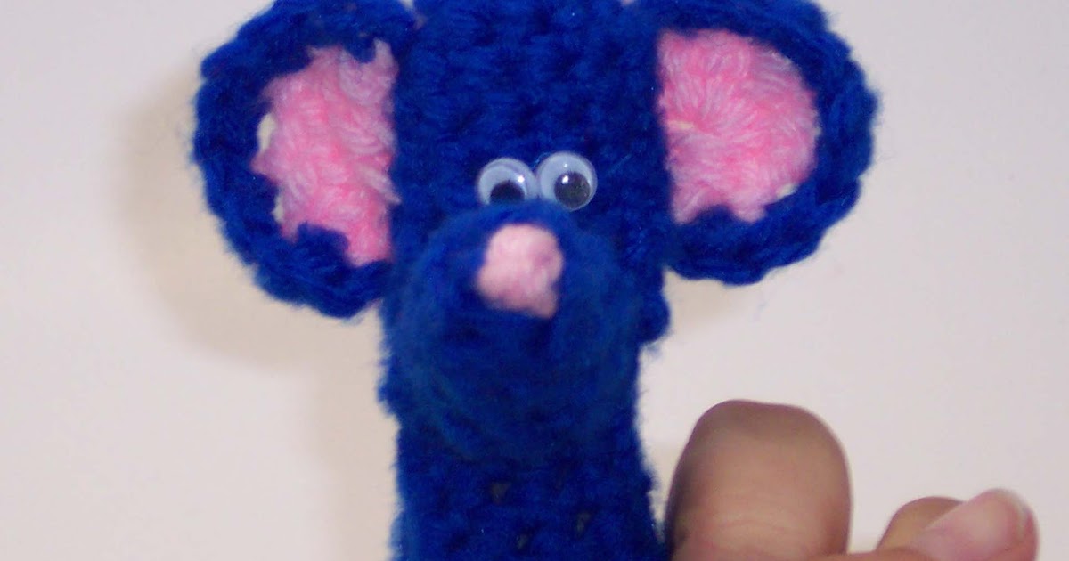 Joy 2 Crochet Mouse Finger Puppet