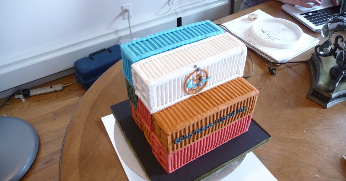 Sugar and Spice Shipping Container Cake