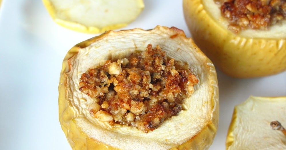Recipes Baked Golden Delicious Apples with Raisin Crisp Filling