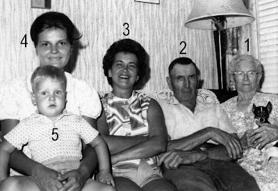 five generations 1 leah mcanney 1878 1969 married isaac loveland 1869 1935 and had son daniel 2 daniel loveland 1899 1991 married myrtle greenlaw