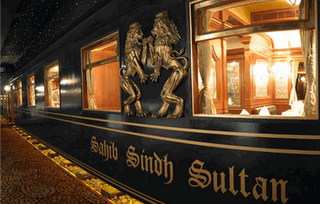 The train like Sahib Sindh Sultan restaurant's exterior
