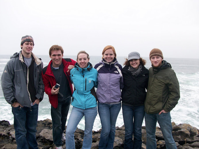 The Linfield Crew at the Doolin Coastline