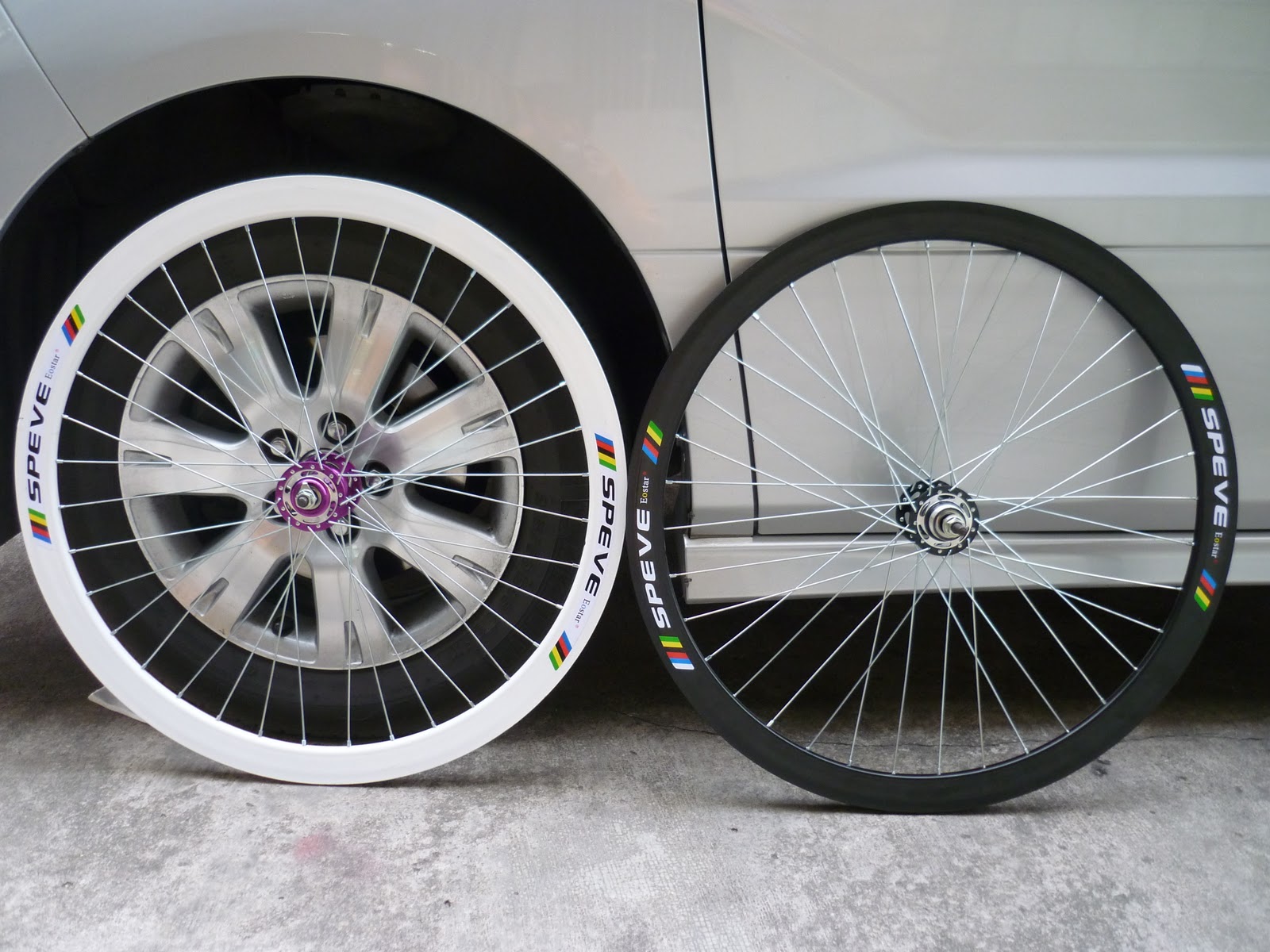 ytwocycle Trading Fixie Bike Parts Double Wall Rims Wheelset