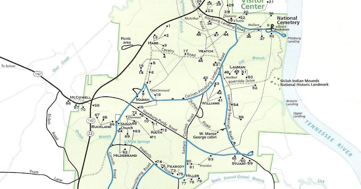 Battlefield Wanderings Shiloh maps