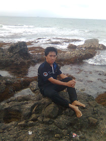Kk lg d'pantai Nusakambangan