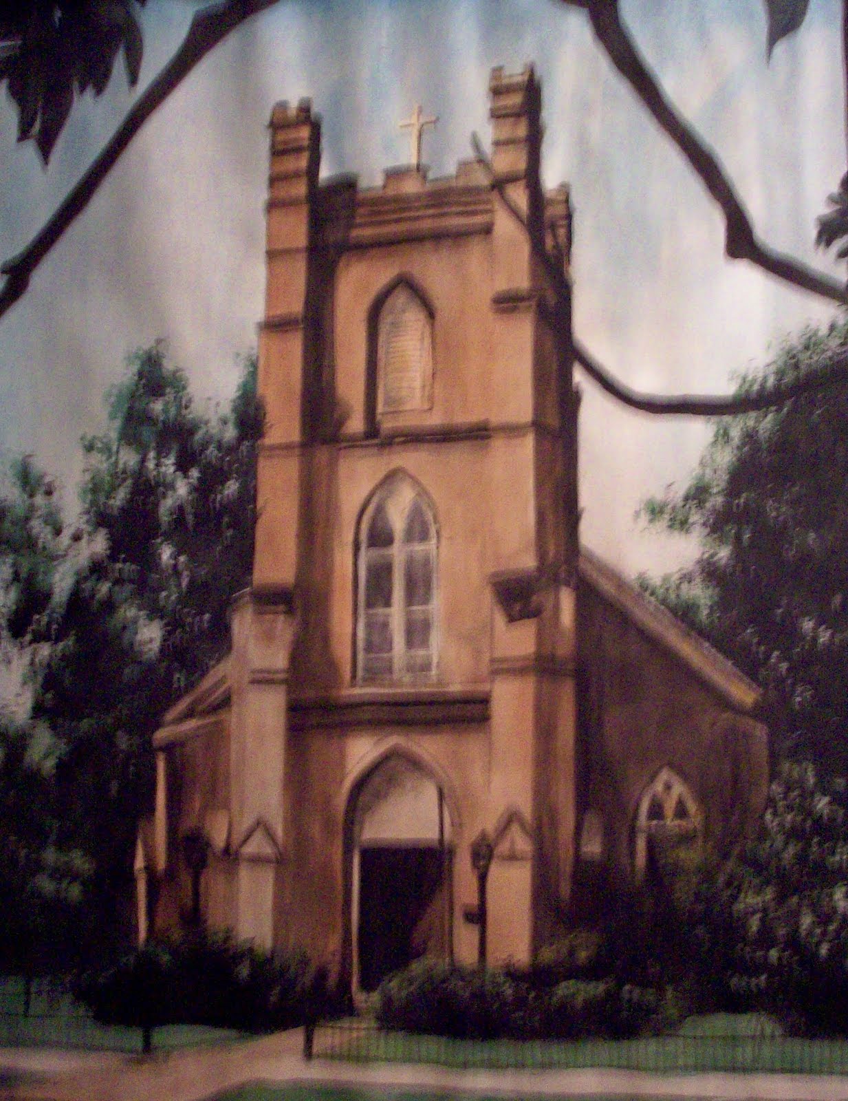 Arni's Art Blog "SAINT JOHN'S EPISCOPAL CHURCH, ABERDEEN, MS. CA 1851"