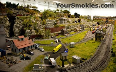 railroad museum by the end of the railroad tracks