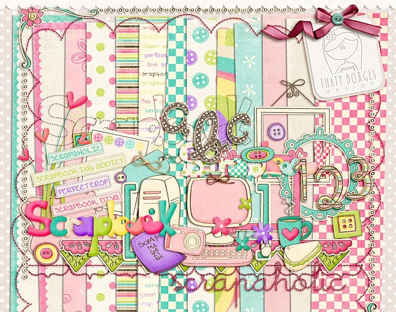 As cores da Borboleta CT Thaty Scrapbook Addict Collab Kit by