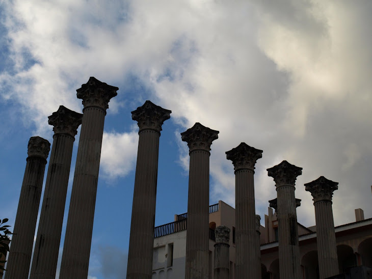 Columnas de templo romano derruido