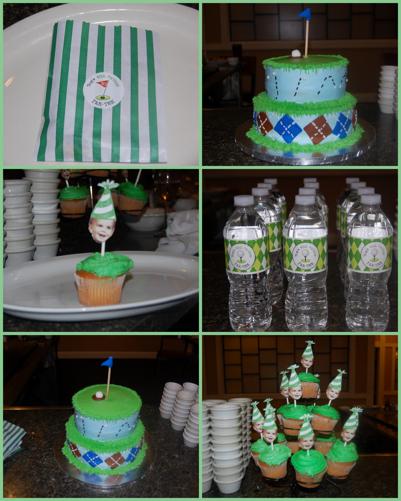 Elle Belle Creative Custom Party Hat Cupcake Picks