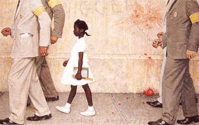 The Problem We All Live With by Norman Rockwell