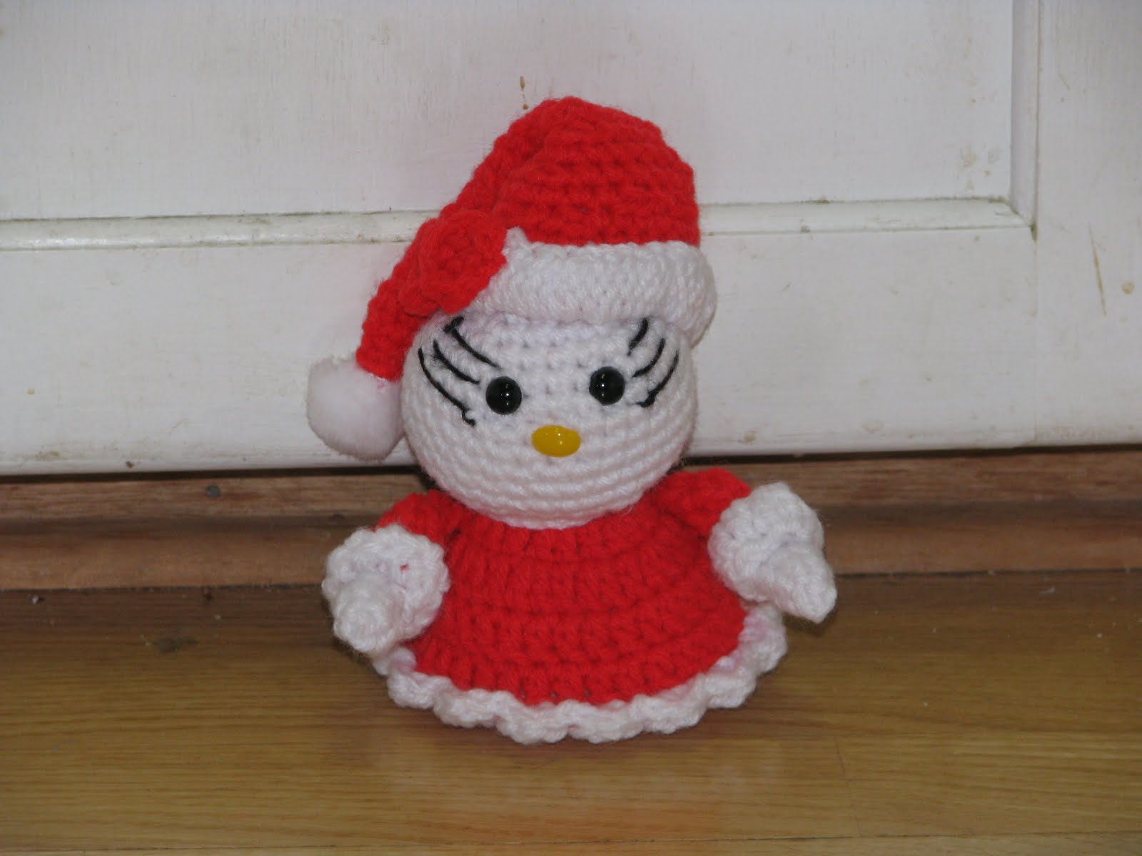 PATTERN crocheted Hello Kitty beanie hat in size of 5T - review