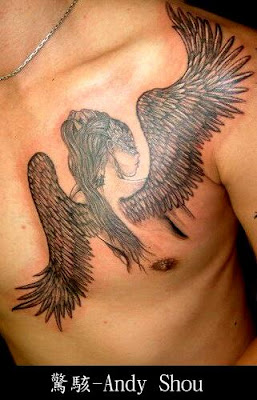 angel tattoo design