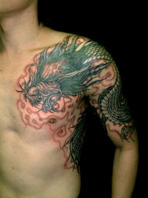 Chinese dragon tattoos