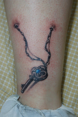 key tattoo for lovers