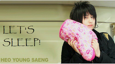 Heo Young Saeng Спящият принц Ys+pillow