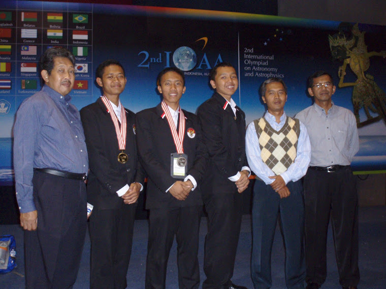 IOAA TEAM of SMA Taruna Nusantara 2008