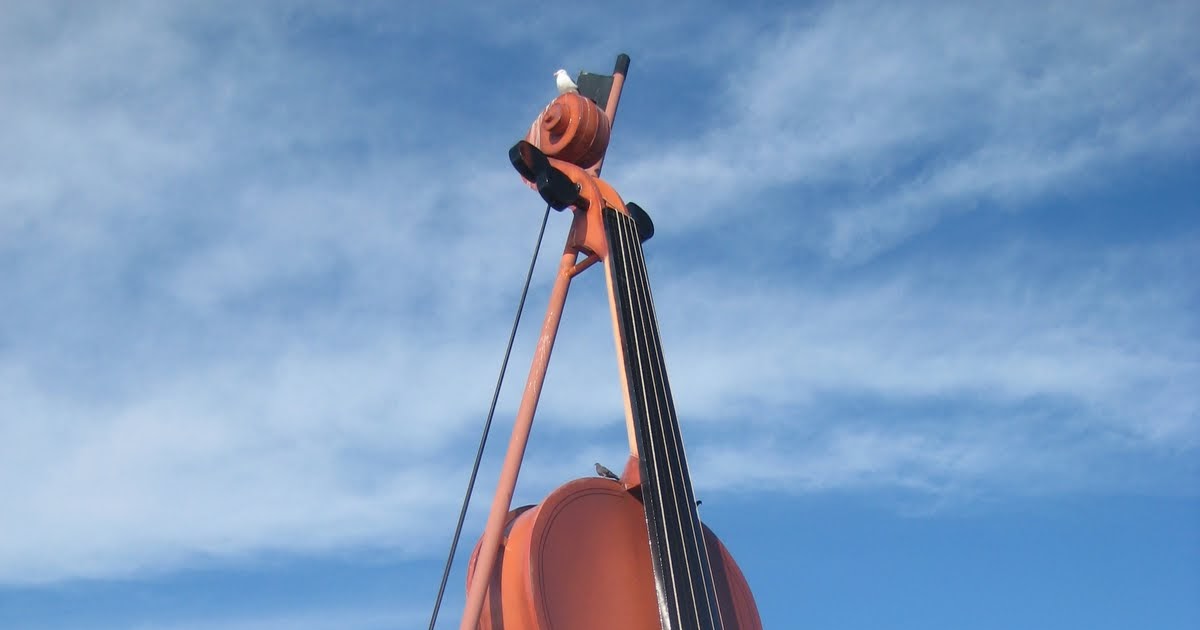 Peering Through a Porthole World's Largest Violin