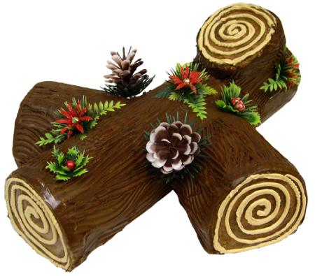 yule log. yule log.