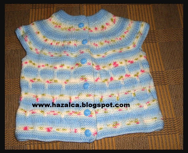 HAZALCA(yüreğimden parmaklarıma dökülenler) akıllı iple bebek yeleği