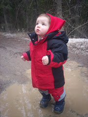 johanna loves mud puddles!