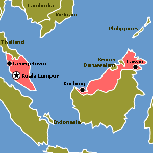 Map of Malaysia