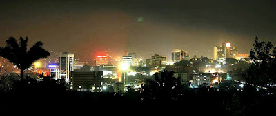 Kampala at night