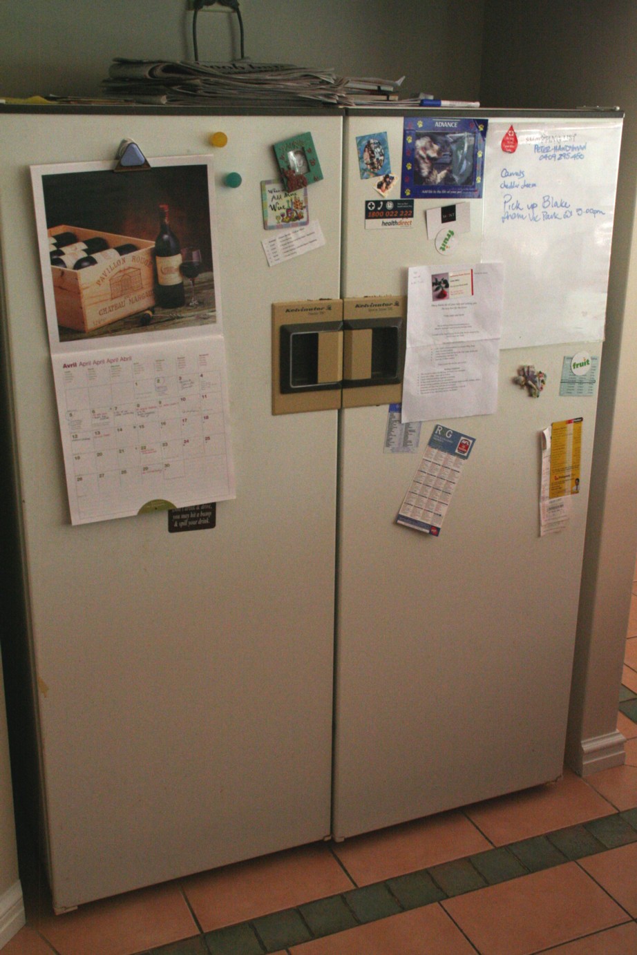 Lockleys Garage Sale FRIDGES Pigeon Pair Fridge/Freezer (SOLD) and