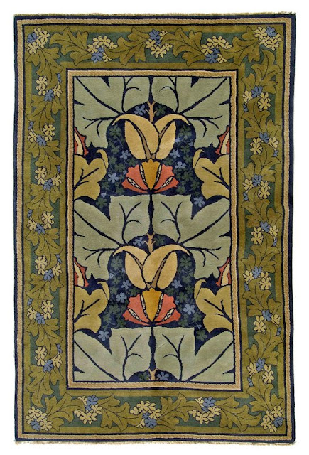 William Morris Fan Club The Beautiful Rugs Of C F A Voysey Reproductions Of The Rugs Charles Voysey 1857 1941 Recently Was An English Architect And Designer Who Influenced By William Morris