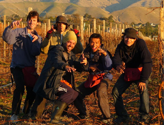 Aquí estamos todos juntos posando como raperos (wrappers) en Belheim