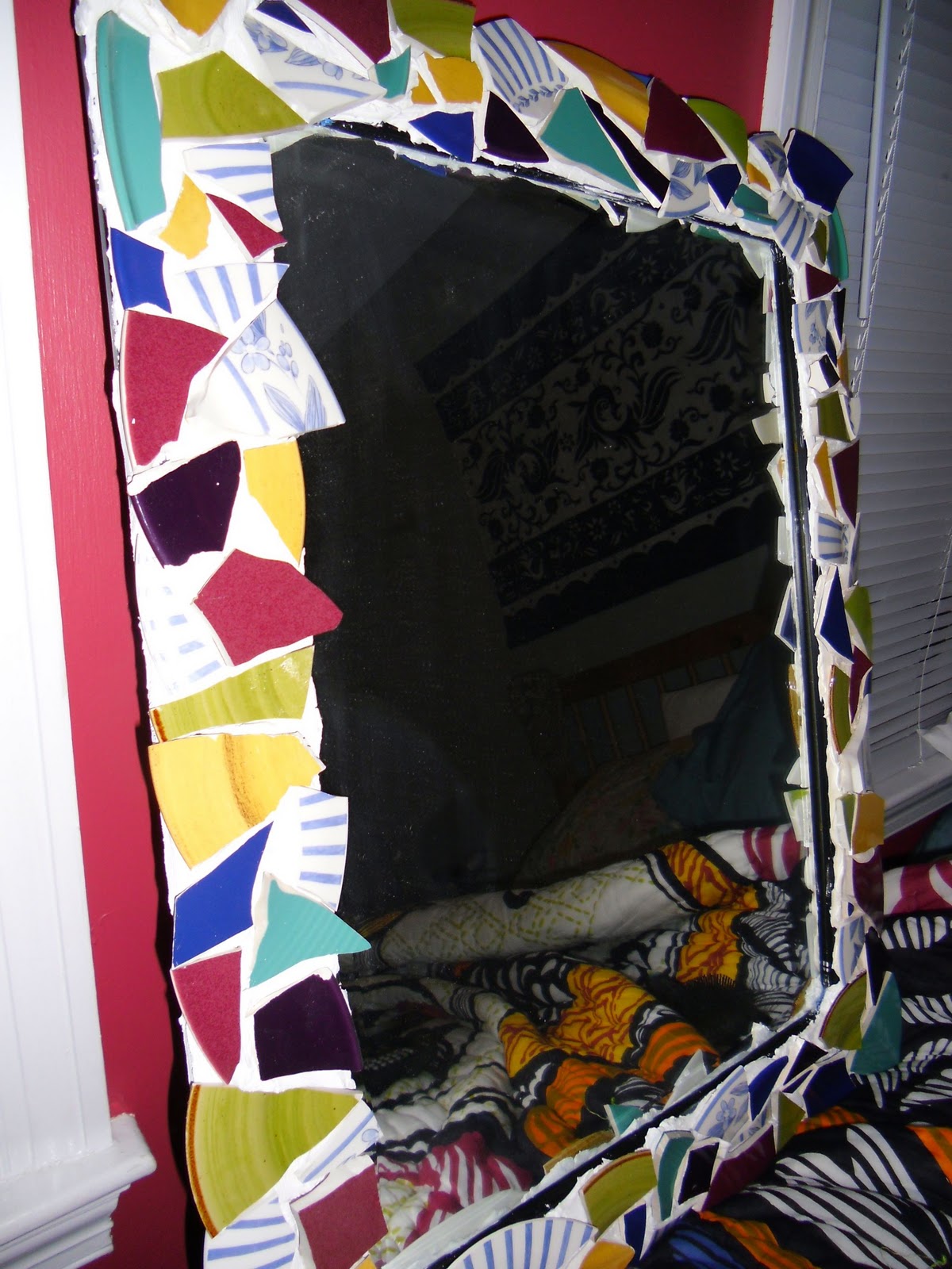 Life According to Jes Do It Yourself Mosaic Plate Mirror