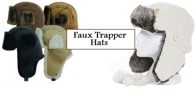 Faux Womens Trapper Hats
