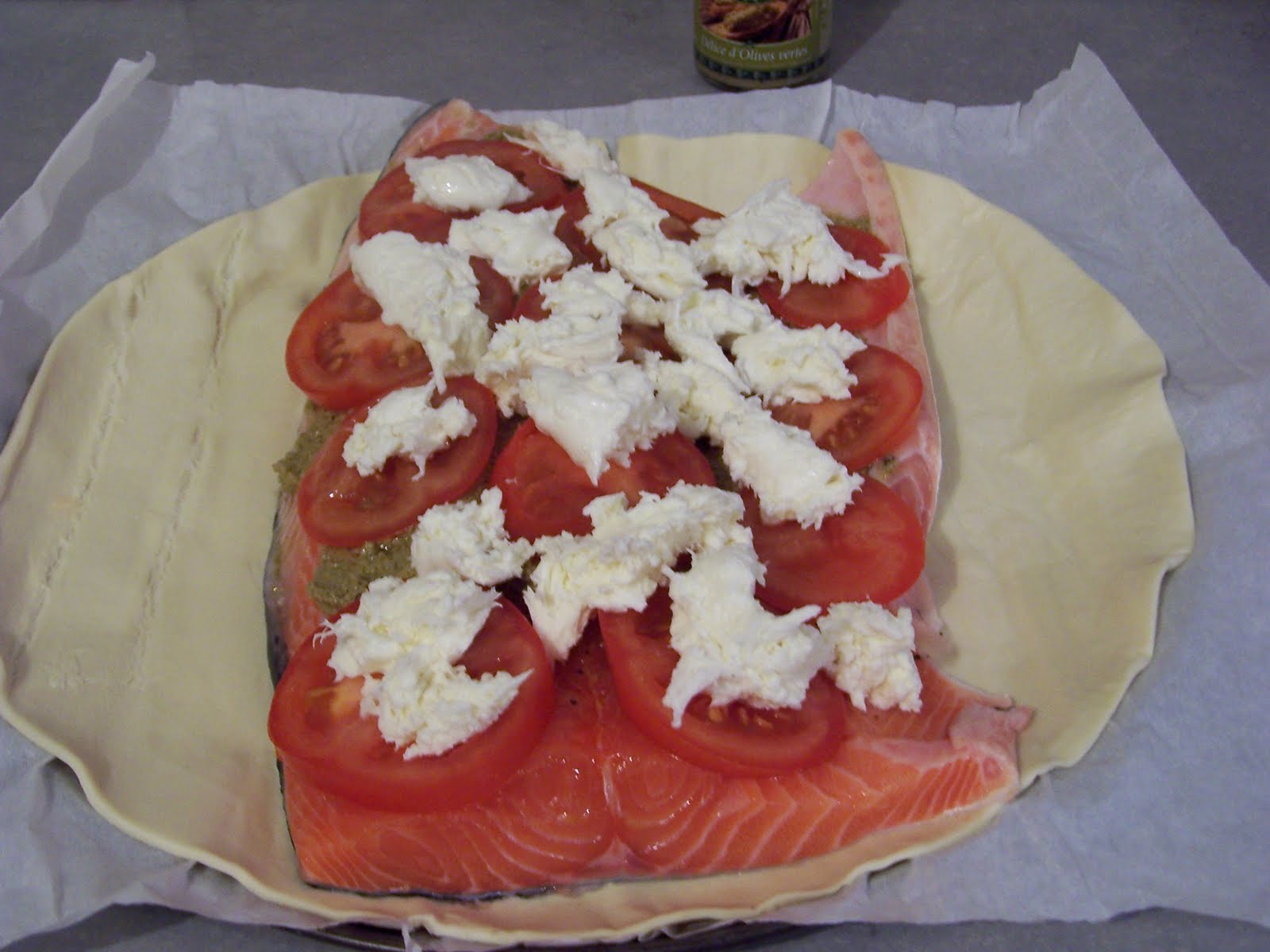 Des copines dans la cuisine SAUMON EN CROUTE DE JAMIE OLIVER