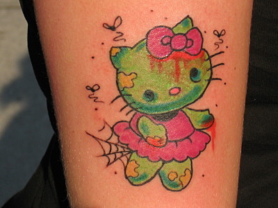 manga tattoos. Anime Hello Kitty Tattoos